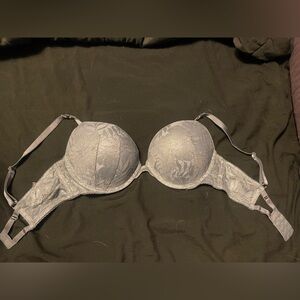 Victoria's Secret Gray Molded Cup Bra with Underwire Support